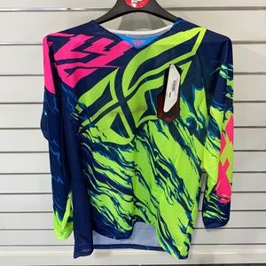 Fly Mesh Kinetic Motocross Jersey Large NWT